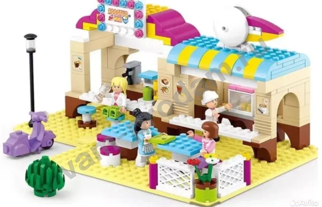 конструктор Розовая мечта Кафе новый