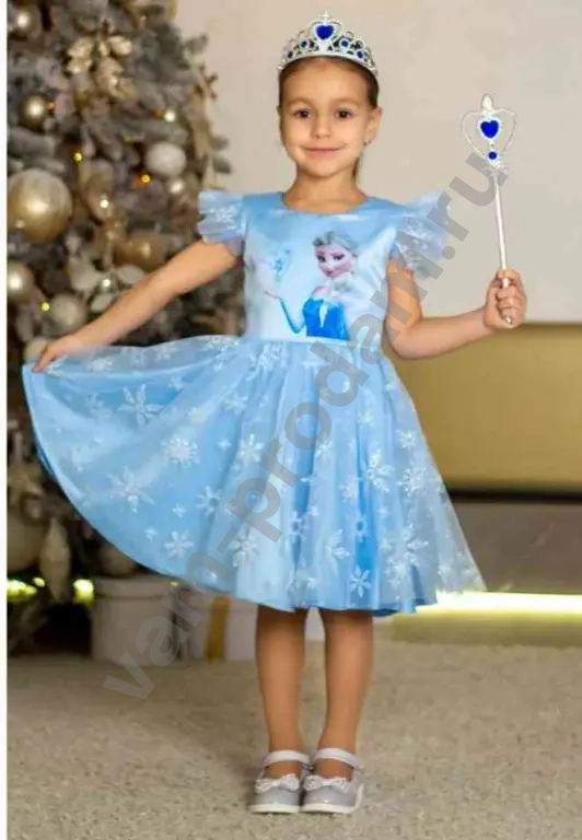 новогоднее платье "Эльза"