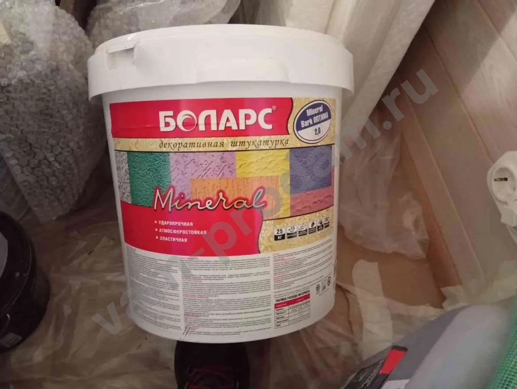 Штукатурка декоративная Короед 25 кг