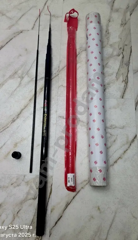 Новая маховая карбоновая удочка бeз колeц фиpма mikаdo рrinсеss