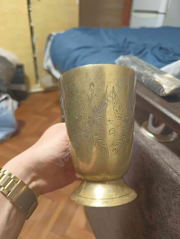 латунная пивная кружка