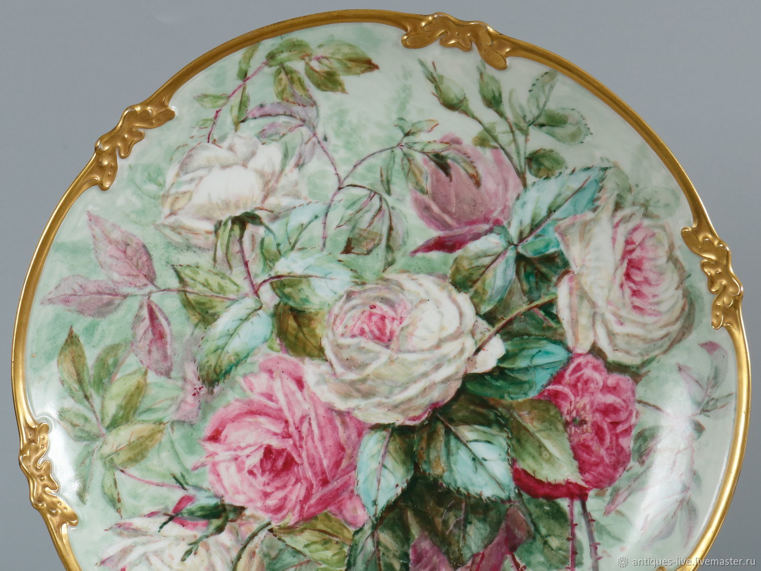 Винтаж: Редкие антикварные тарелки. Лимож, Франция