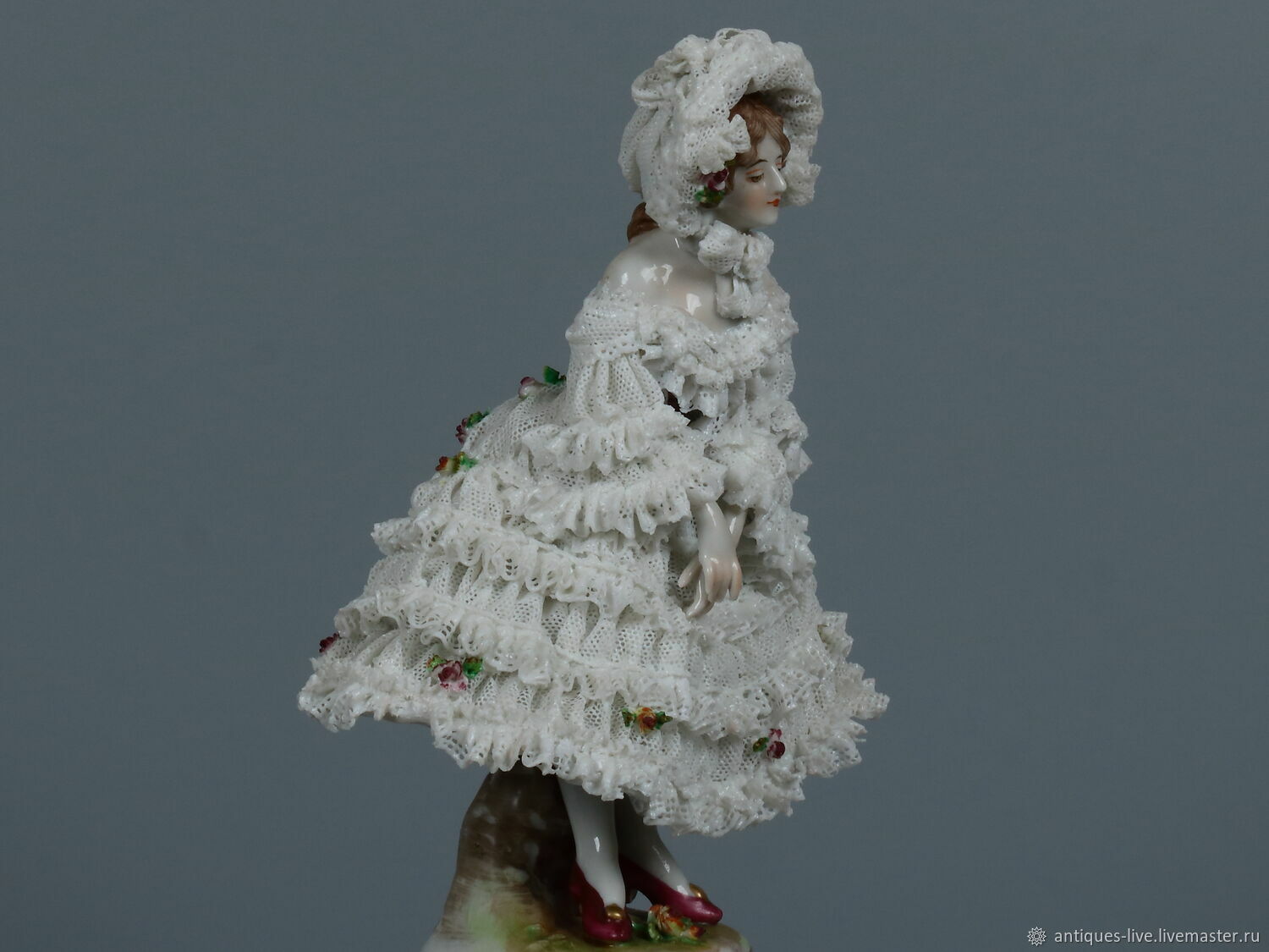 Винтаж: Старинная немецкая статуэтка.Volkstedt