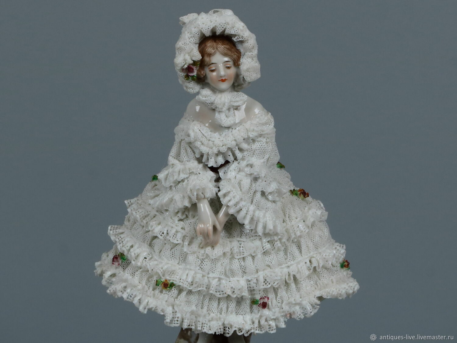 Винтаж: Старинная немецкая статуэтка.Volkstedt