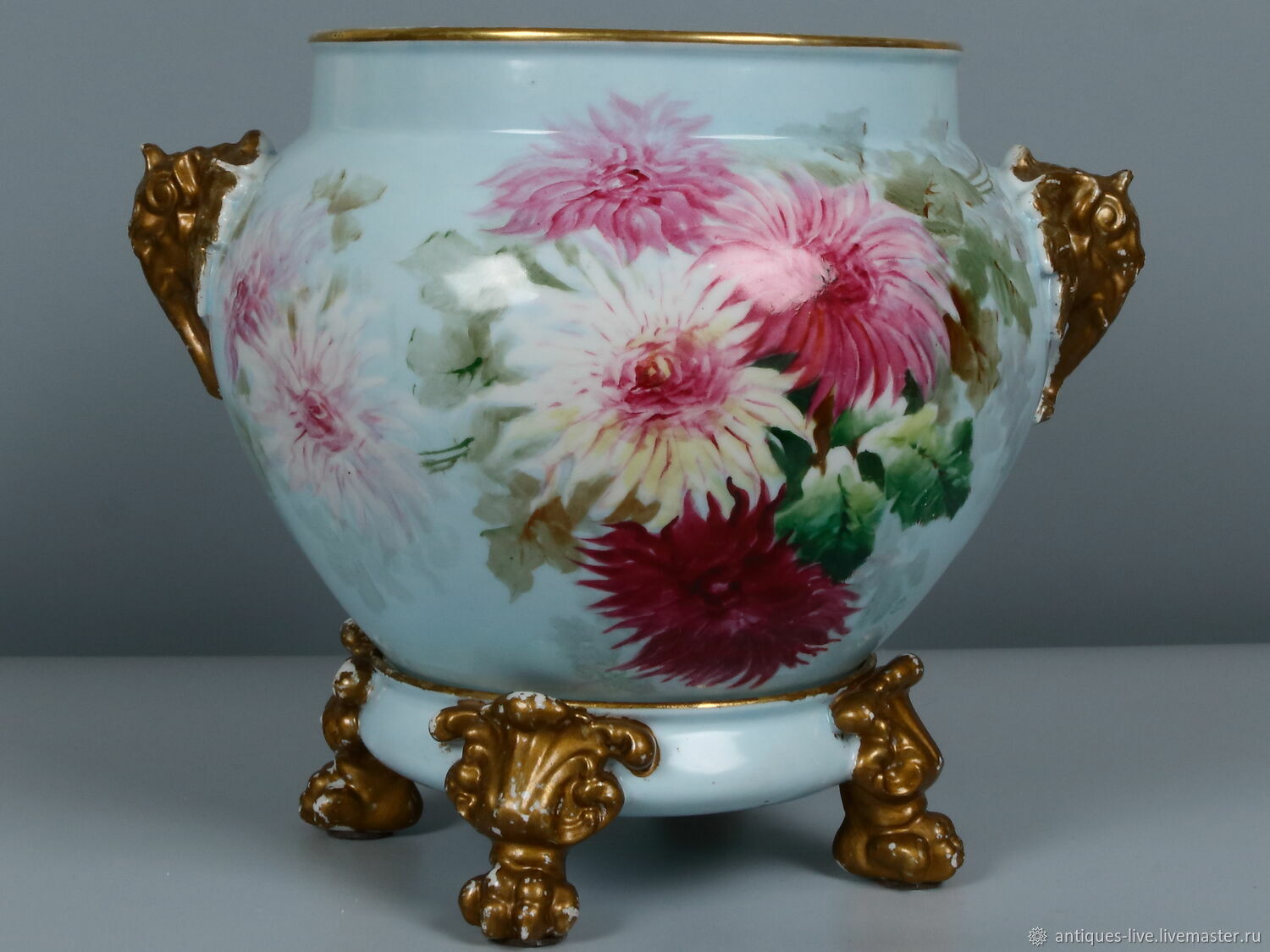 Винтаж: Антикварная жардиньерка. Limoges