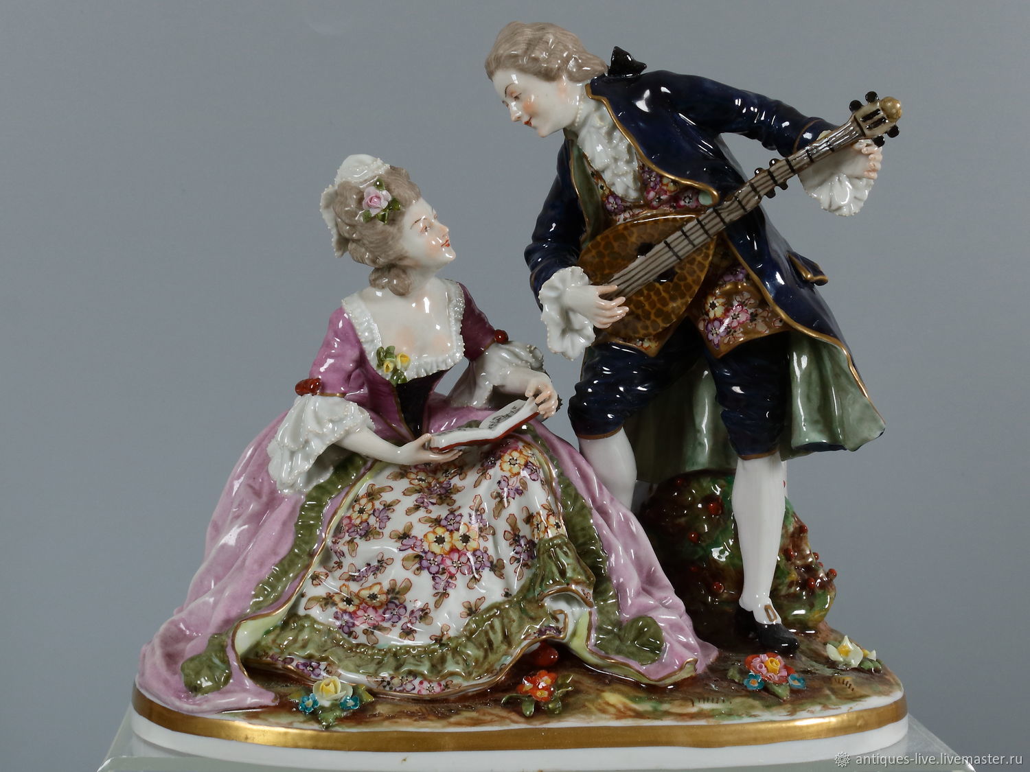 Винтаж: Старинные фарфоровые статуэтки. Германия