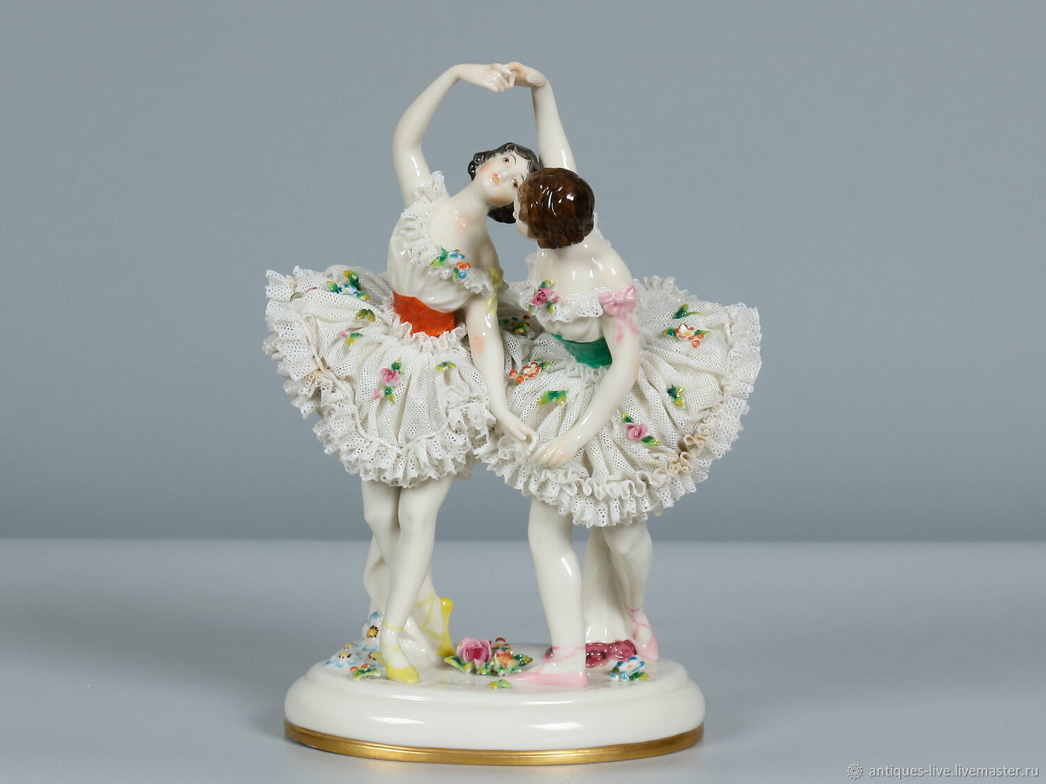 Винтаж: Старинные фарфоровые статуэтки. Volstedt, Germany