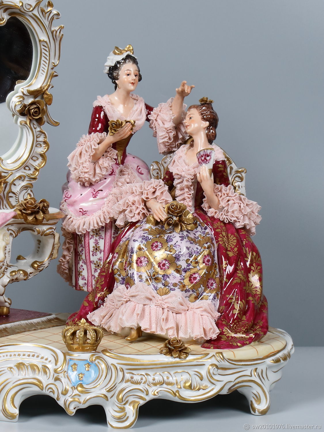 Винтаж: Старинная композиция. Volkstedt Germany