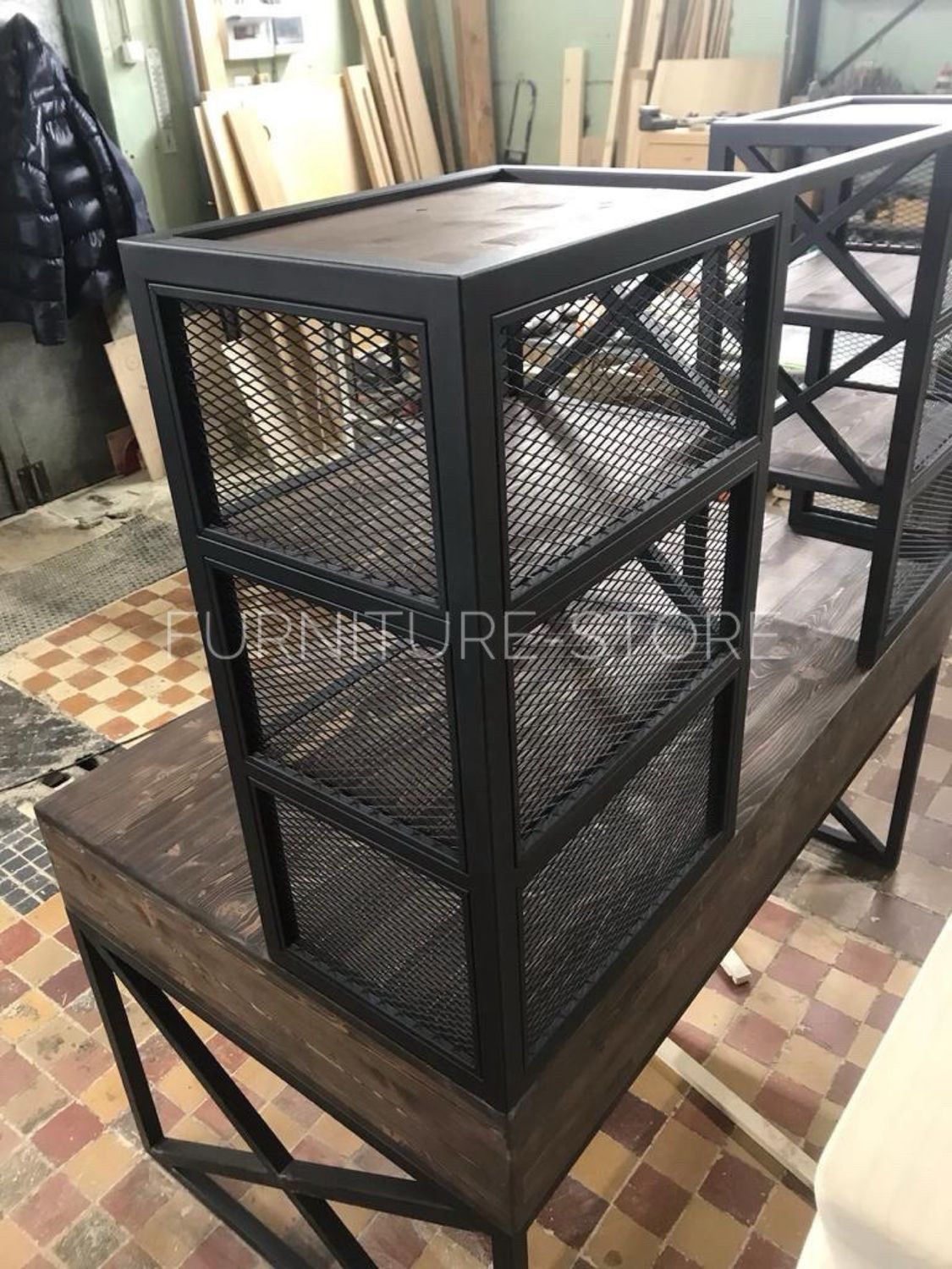 Столы: Рабочий стол в стиле лофт