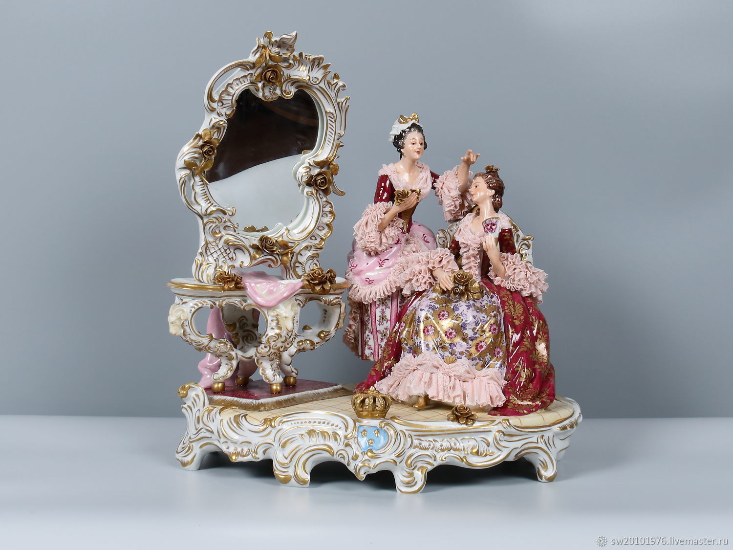 Винтаж: Старинная композиция. Volkstedt Germany