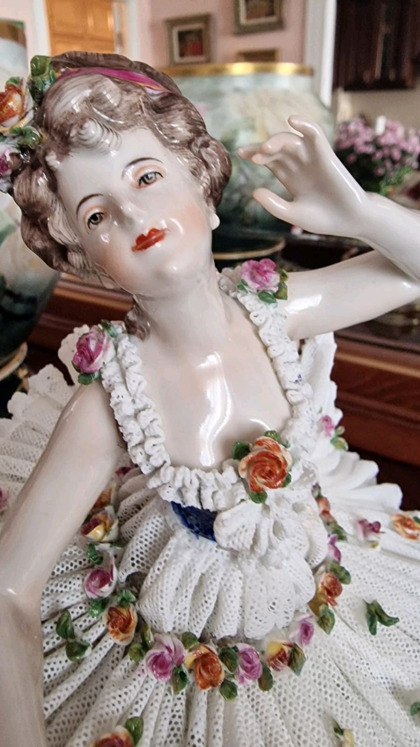 Винтаж: Редкая! Старинная статуэтка. Volksted. Германия