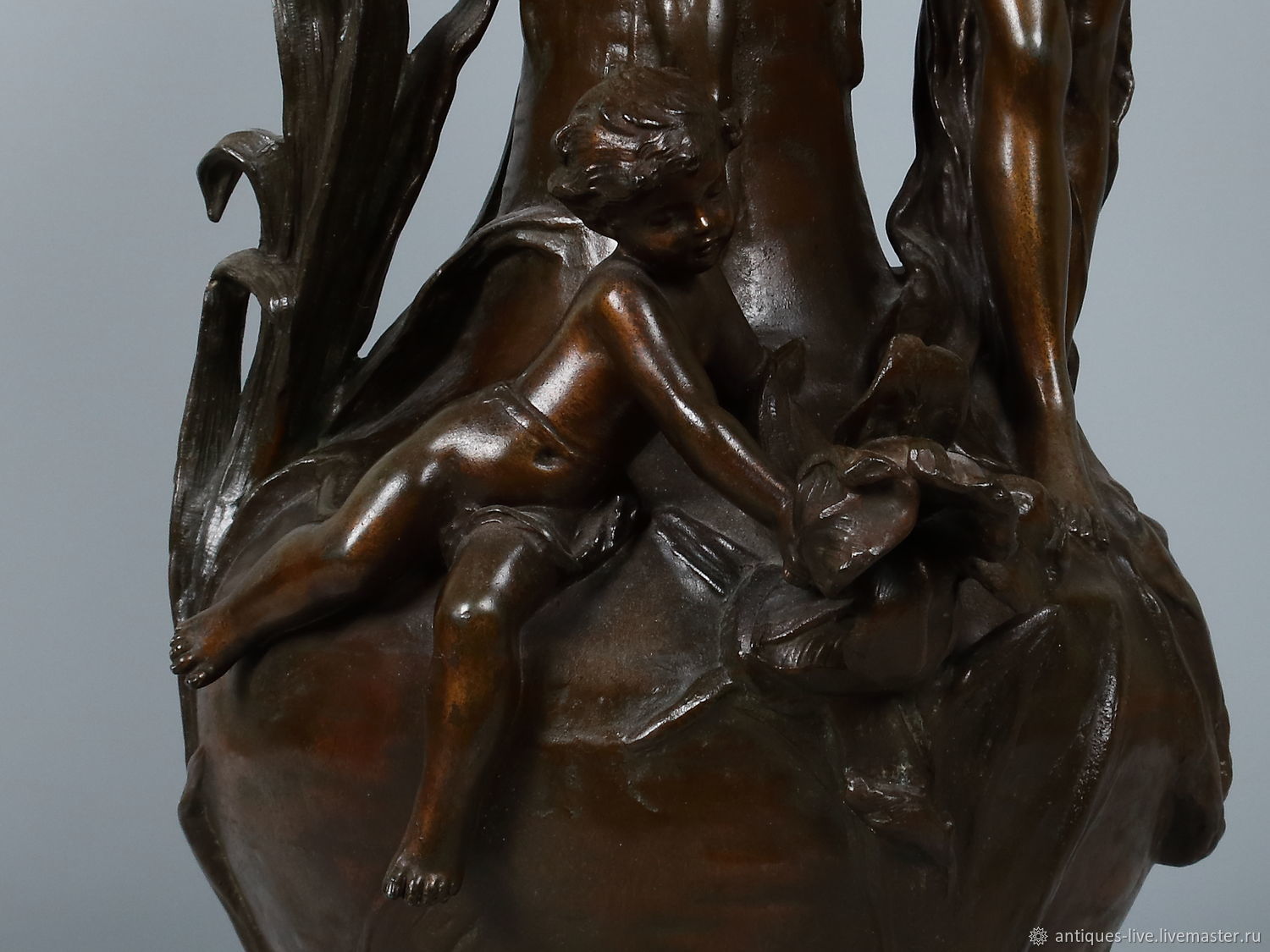 Винтаж: Антикварная ваза - скульптура. Франция