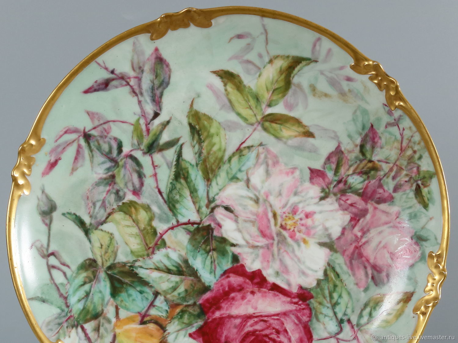 Винтаж: Редкие антикварные тарелки. Лимож, Франция