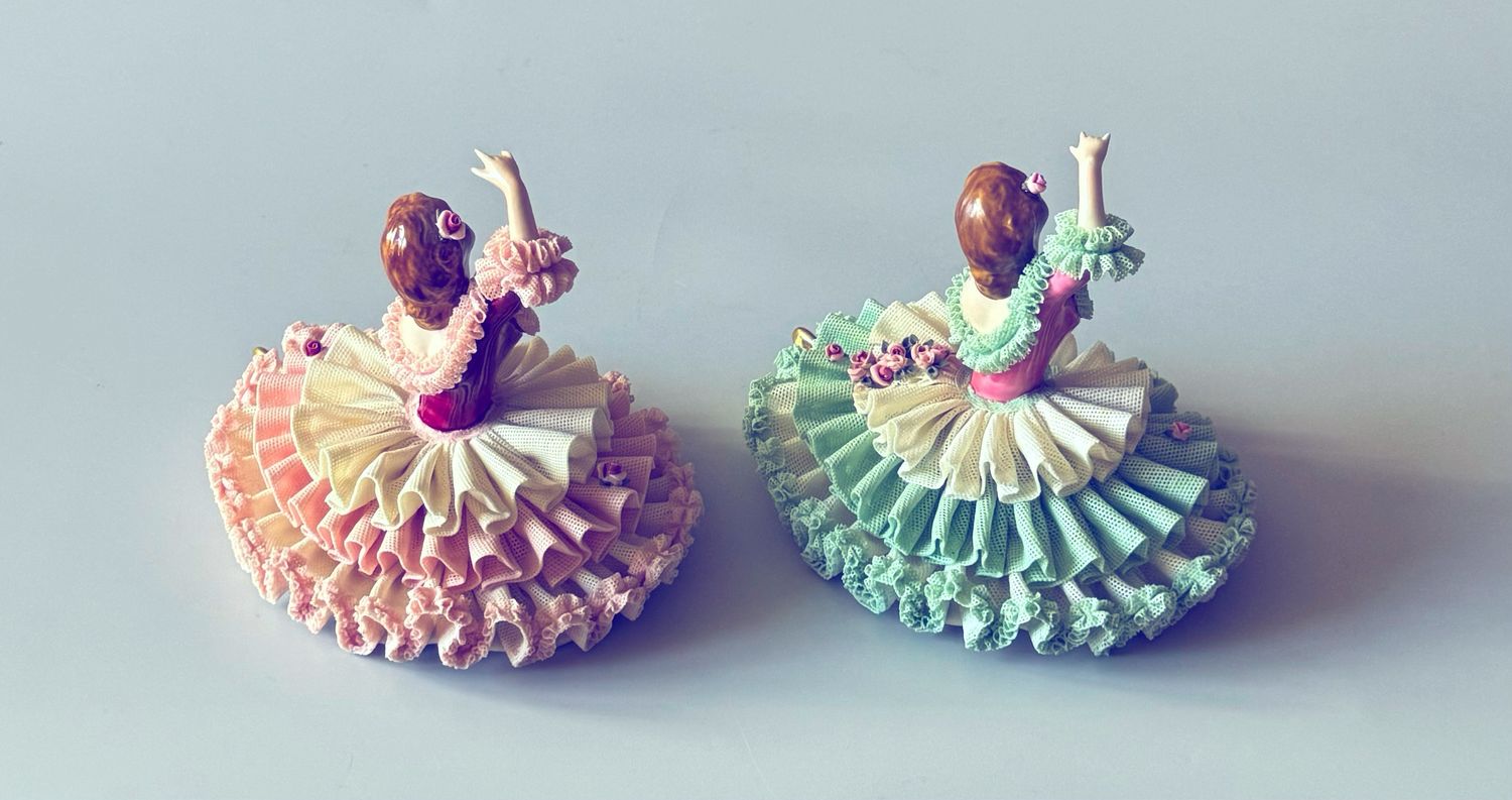 Винтаж: Винтажная фарфоровая статуэтка Германия