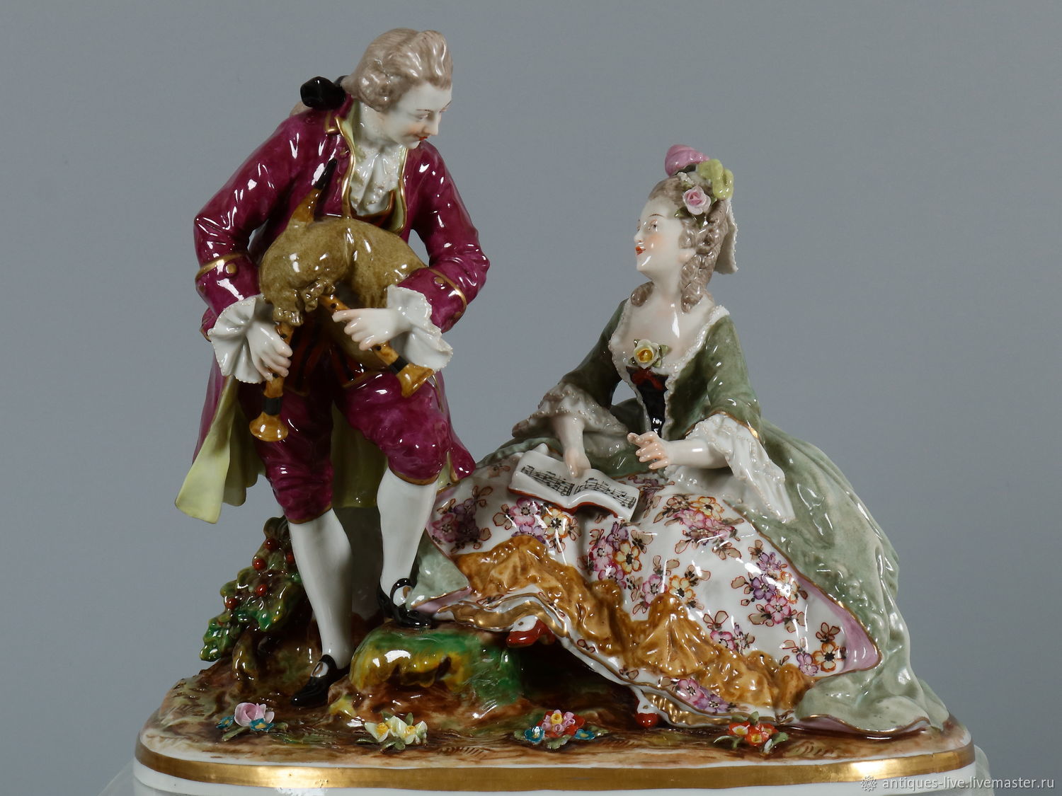 Винтаж: Старинные фарфоровые статуэтки. Германия