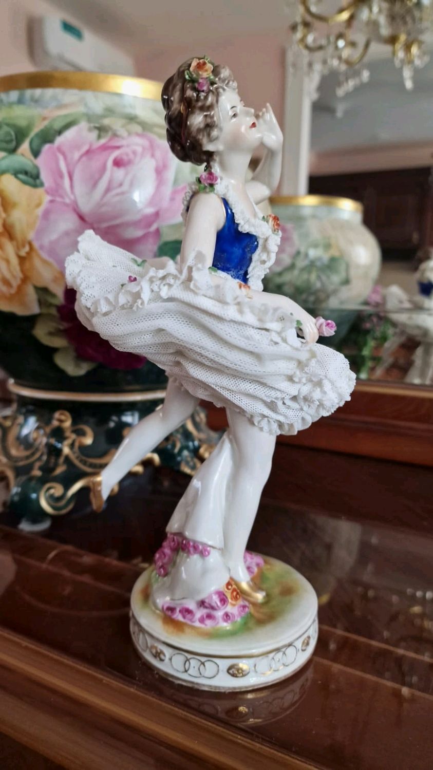 Винтаж: Редкая! Старинная статуэтка. Volksted. Германия