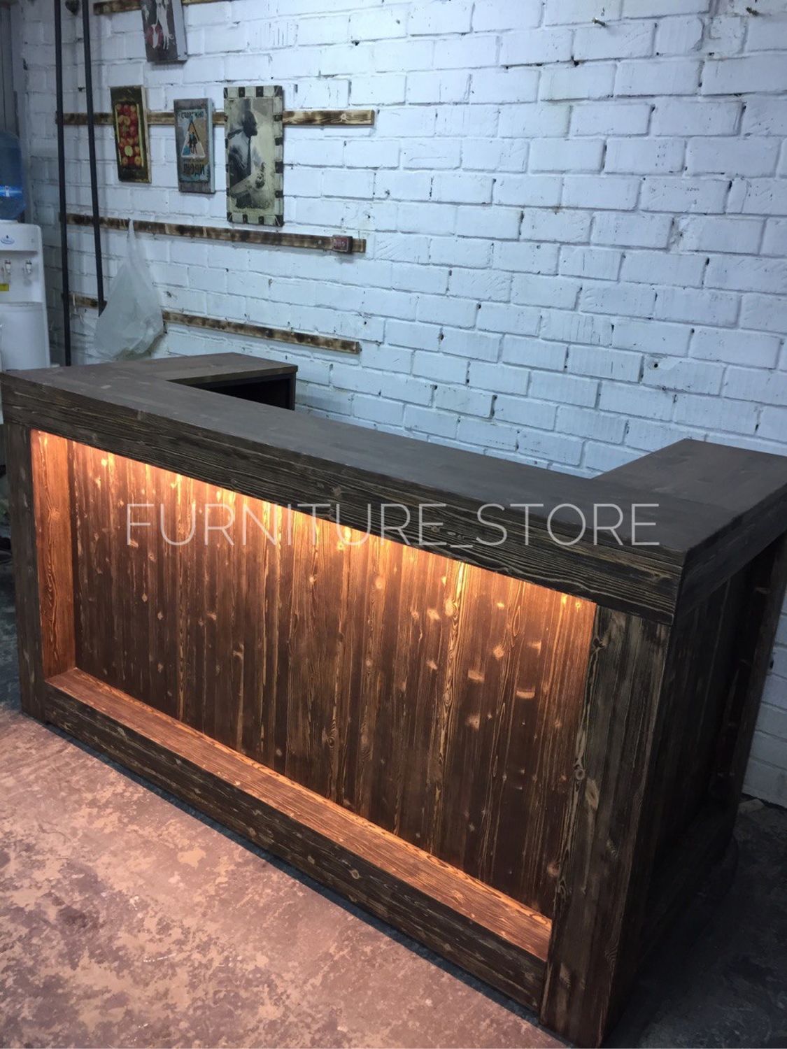 Столы: Прилавок в стиле лофт