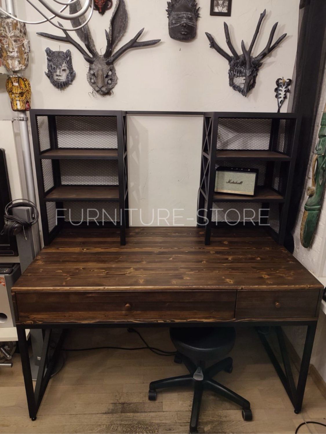 Столы: Рабочий стол в стиле лофт