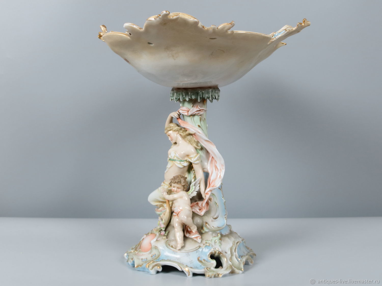 Винтаж: Старинная ваза-фруктовница. Германия