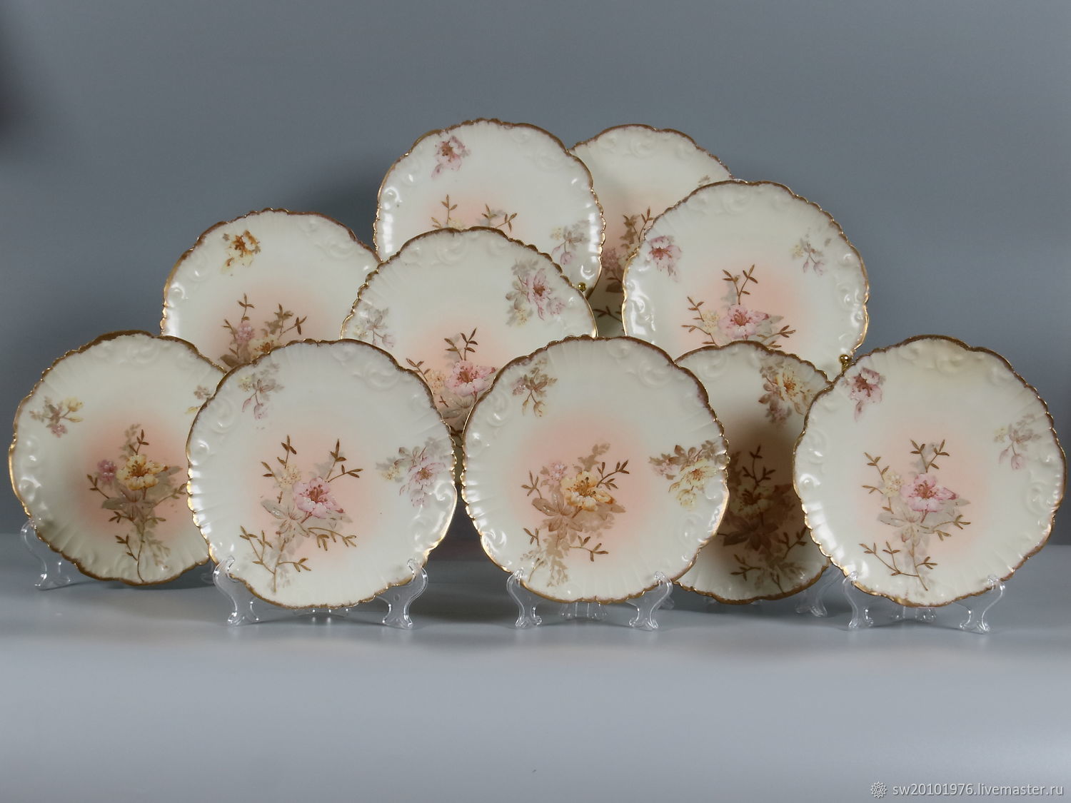 Винтаж: Старинные тарелочки. Limoges France