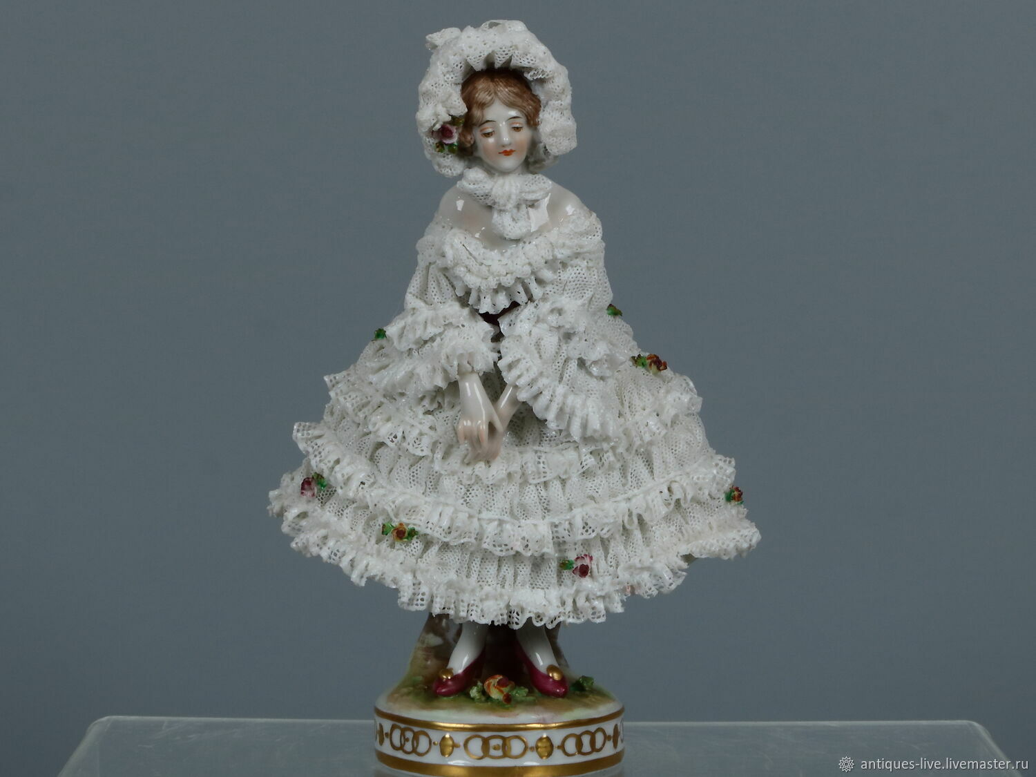 Винтаж: Старинная немецкая статуэтка.Volkstedt