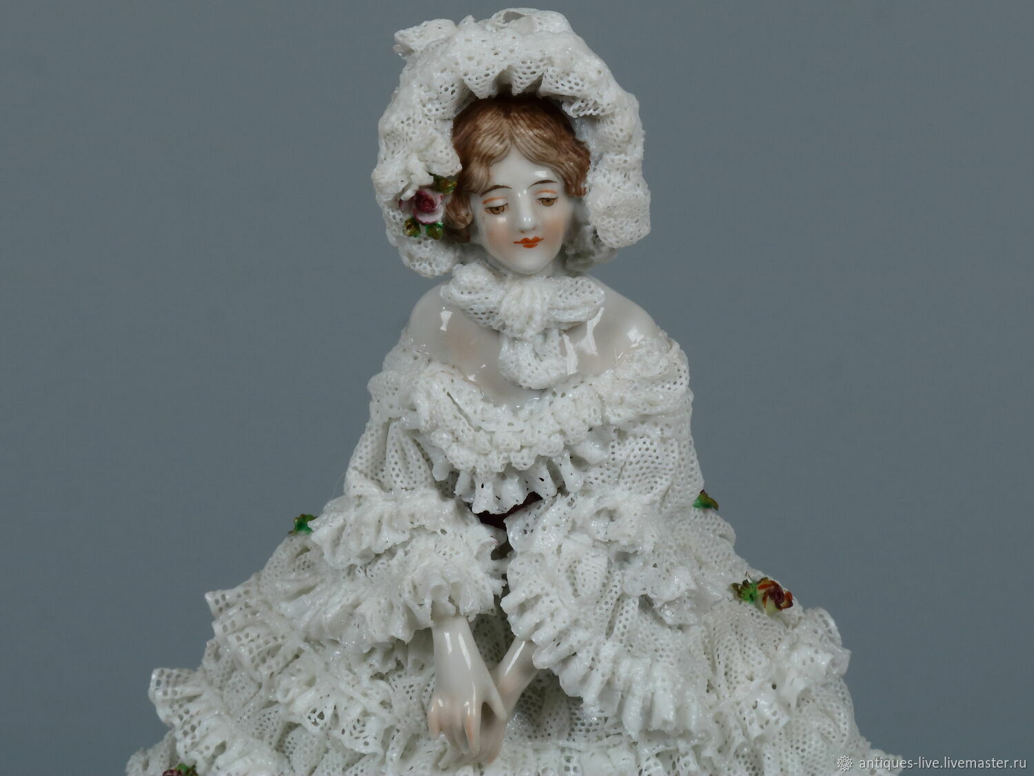 Винтаж: Старинная немецкая статуэтка.Volkstedt