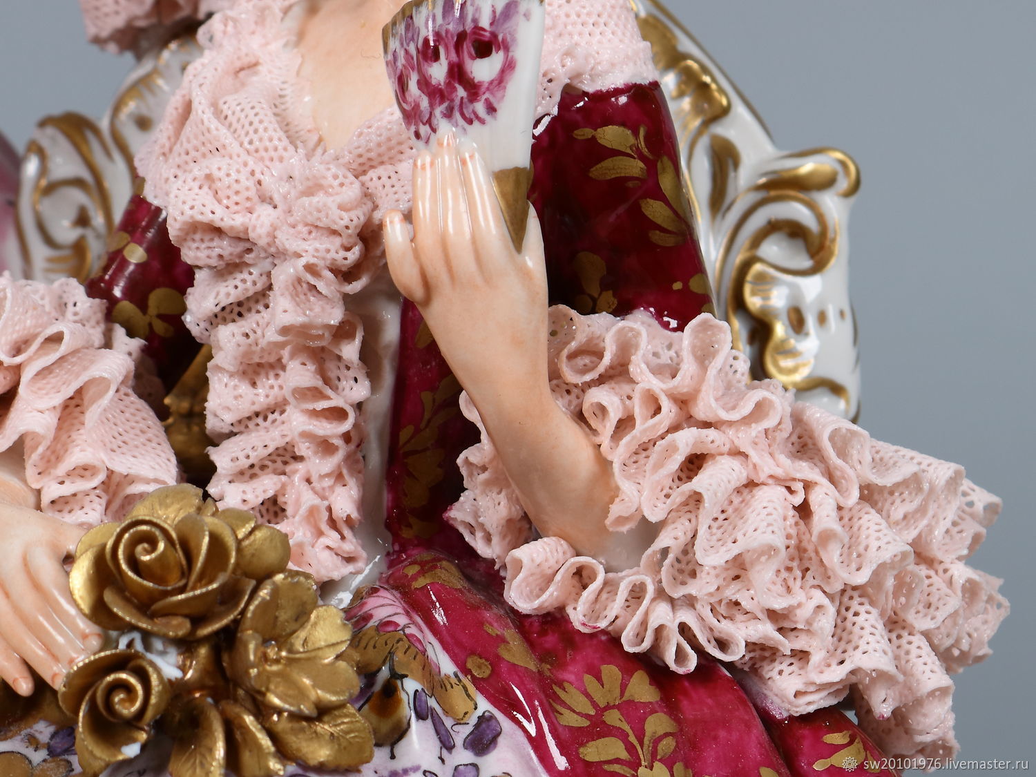 Винтаж: Старинная композиция. Volkstedt Germany