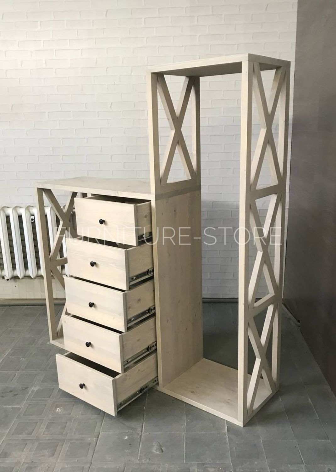 Шкафы: Шкаф в скандинавском стиле