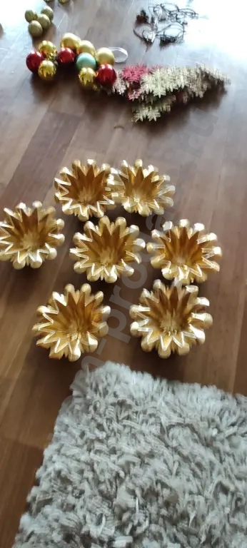 Розетки новогодние из фольги.СССР