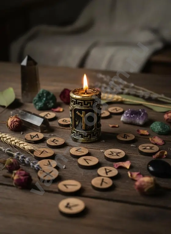 Свеча руническая
