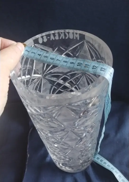 хручтальная ваза из СССР.