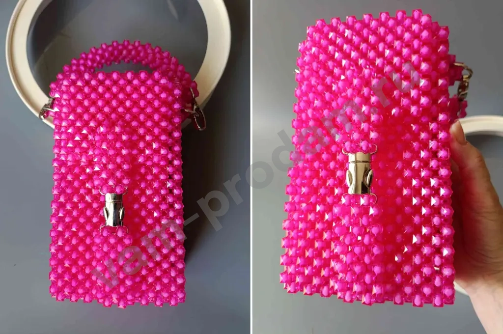 Сумка ручной работы из бусин