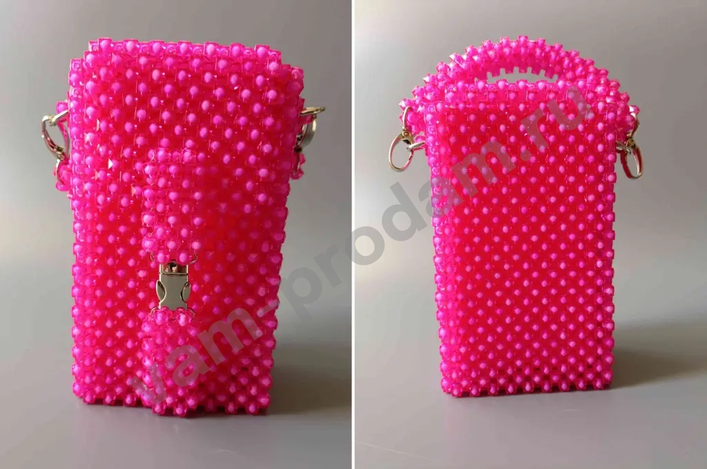 Сумка ручной работы из бусин