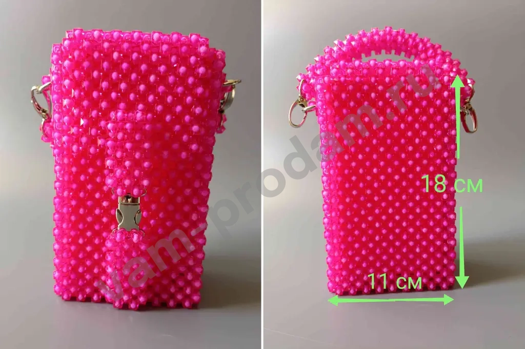 Сумка ручной работы из бусин