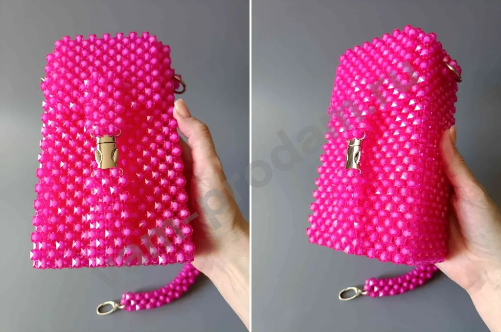 Сумка ручной работы из бусин