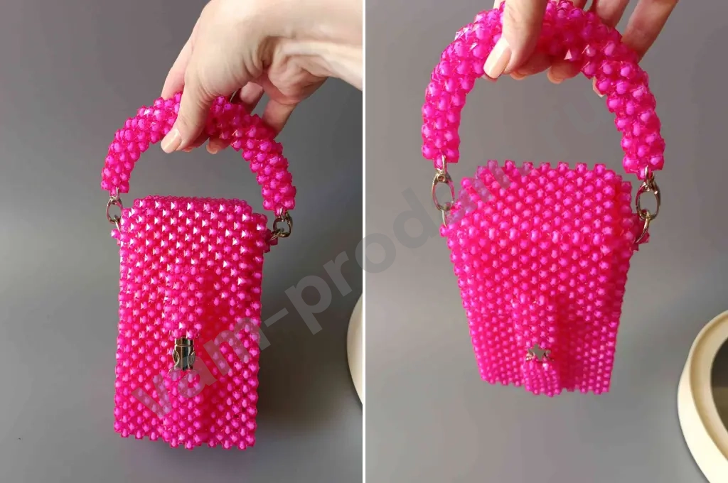 Сумка ручной работы из бусин