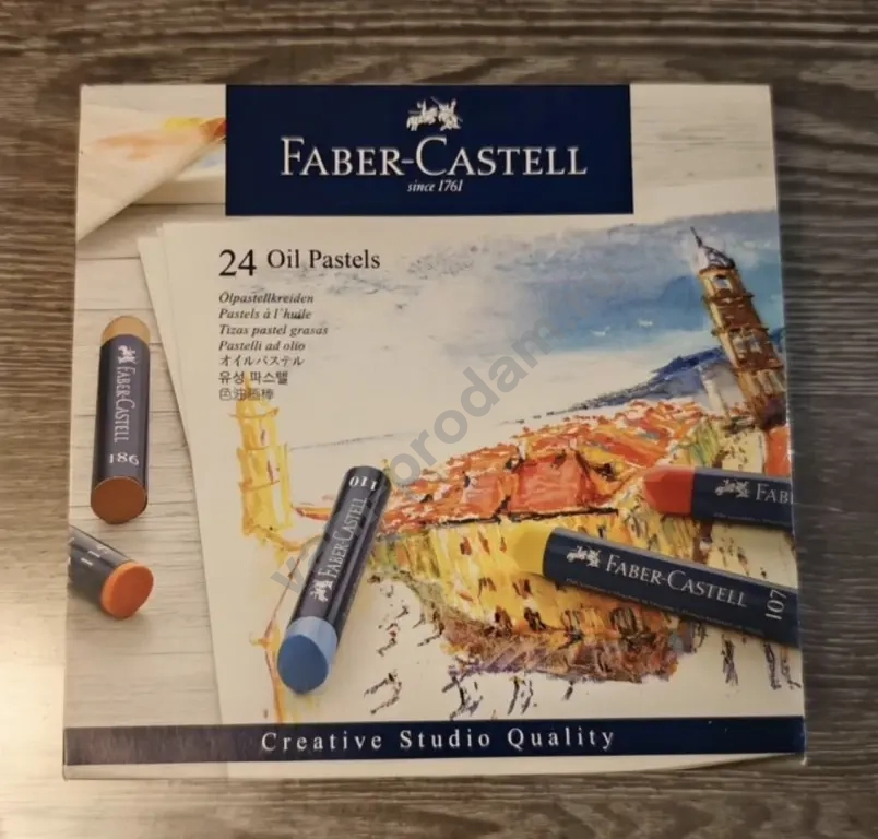 Пастель сухая Fаbеr-Саstеll 72 цвета и масляная пастель Faber-Castell 24 цвета.