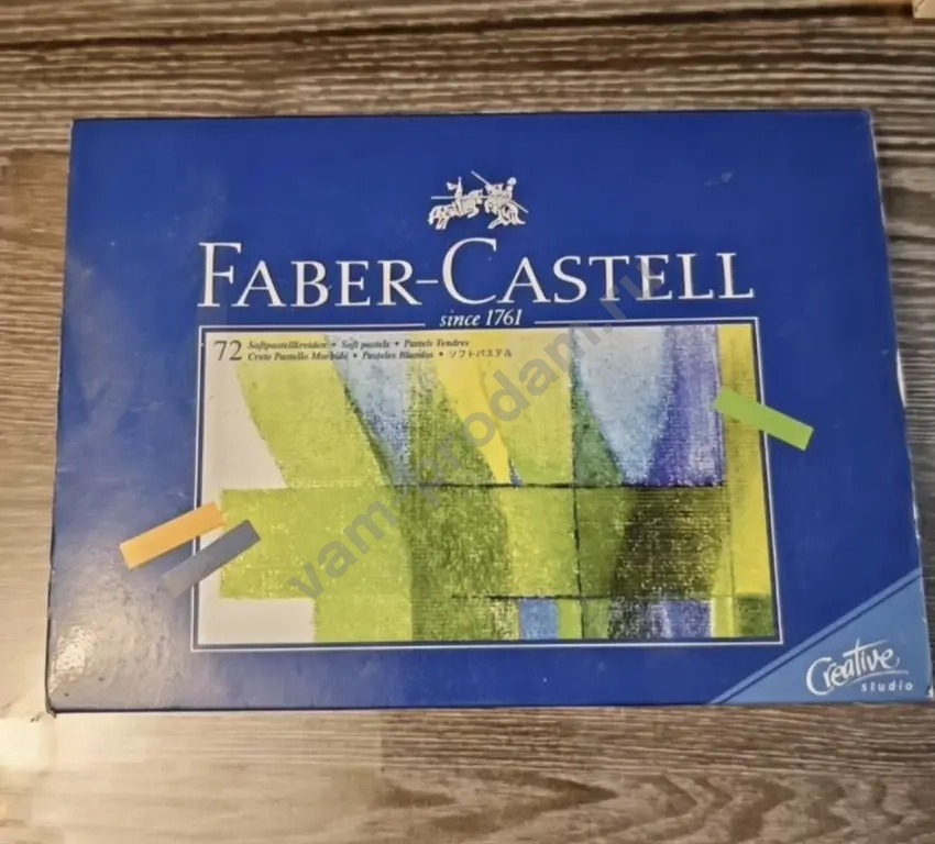Пастель сухая Fаbеr-Саstеll 72 цвета и масляная пастель Faber-Castell 24 цвета.