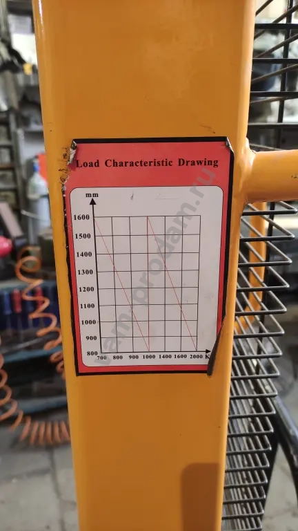 Штабелер гидравлический TOR PMS 1000-1600