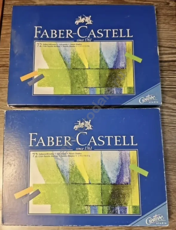 Пастель сухая Fаbеr-Саstеll 72 цвета и масляная пастель Faber-Castell 24 цвета.