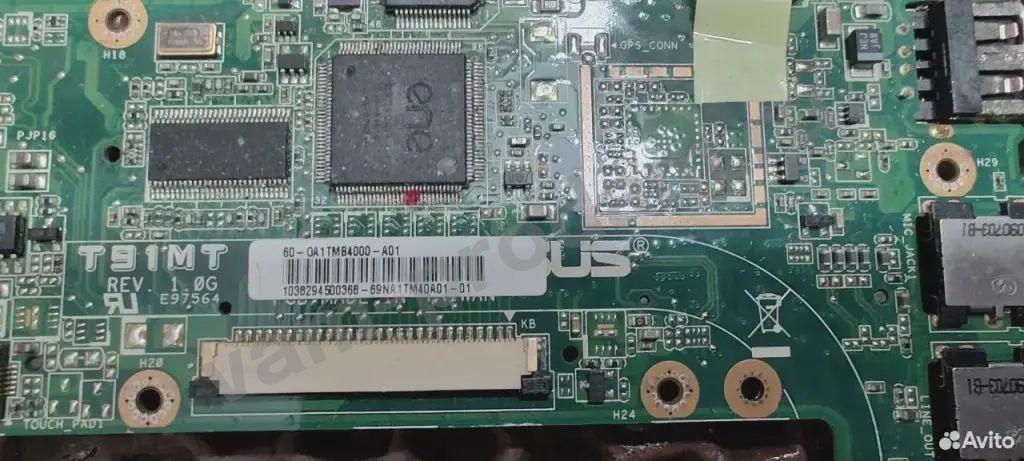 Плата Asus T91MT rev. 1.0G