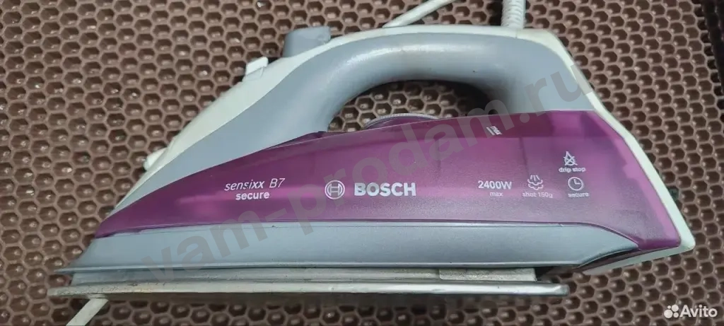 Утюг Утюг фиолетовый Bosch sensixx B7, 2.75 kWt