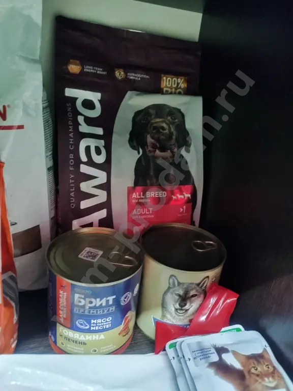 корм и другие товары для животных