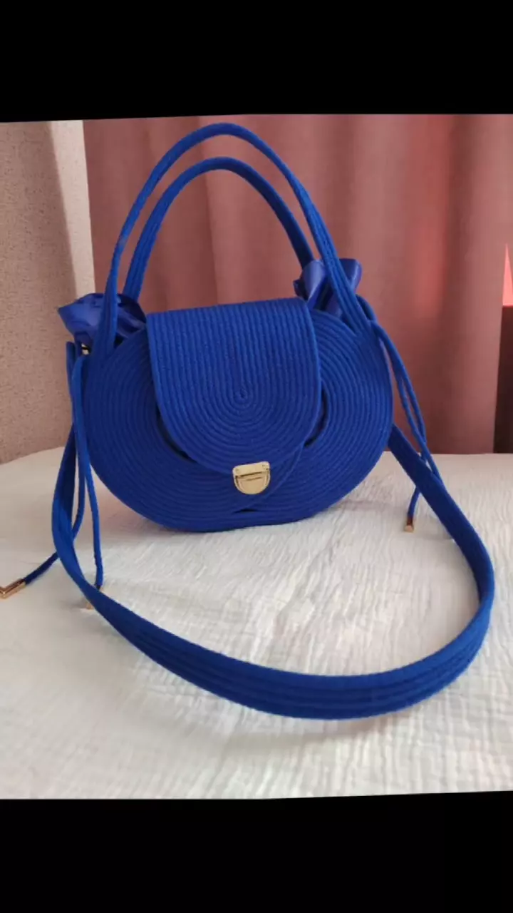 сумочка из хлопкового шнура