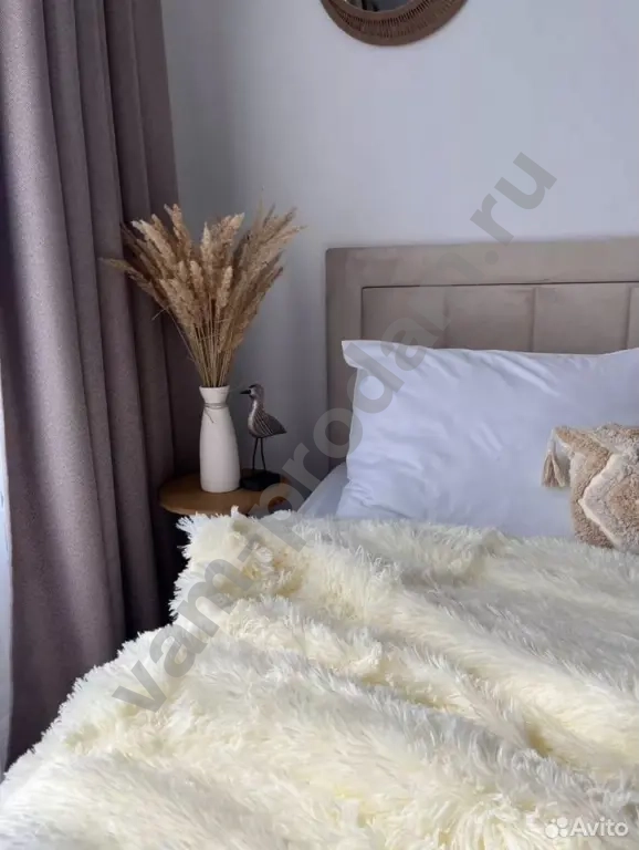 Плед пушистый двусторонний