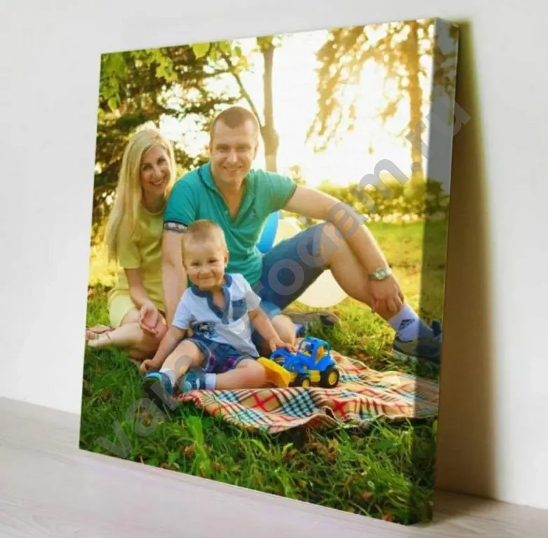 портрет по фото на холсте