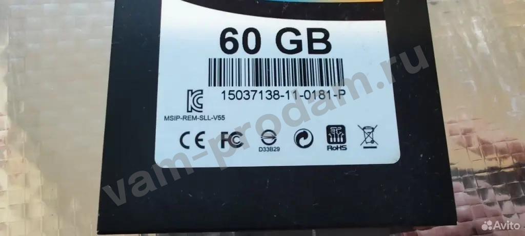 SSD накопитель Silicon Power Velox V55 60Гб, 2.5"