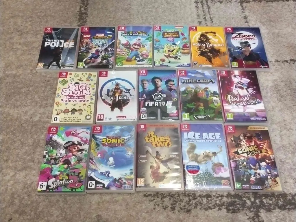 игры Nintendo switch