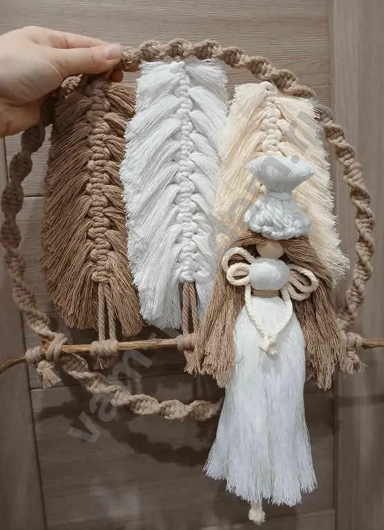 Рождественский/новогодний венок ангел-хранитель