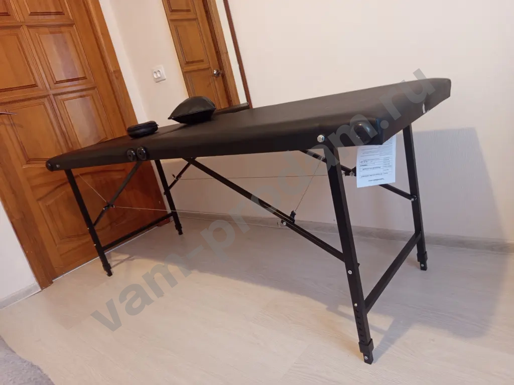 Массажный стол складной с вырезом и регулировкой